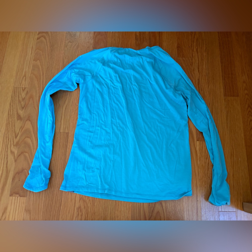 L.L. Bean Teal Sunsmart Women's long sleeve top